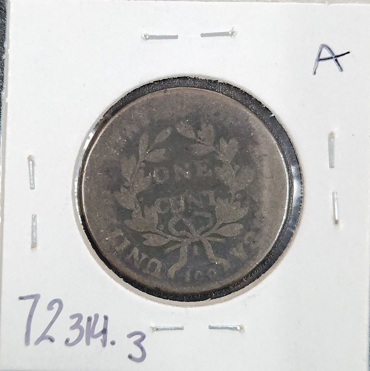 1796-1807 Draped Bust Large Cent AG-3 72314.3-A — Reverse