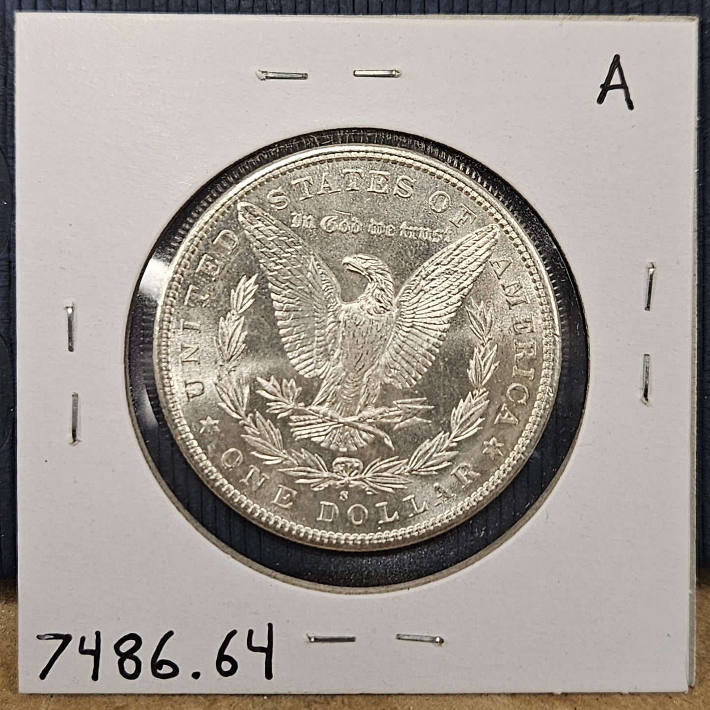 1881-S Morgan Silver Dollar MS64 7486.64-A — Reverse