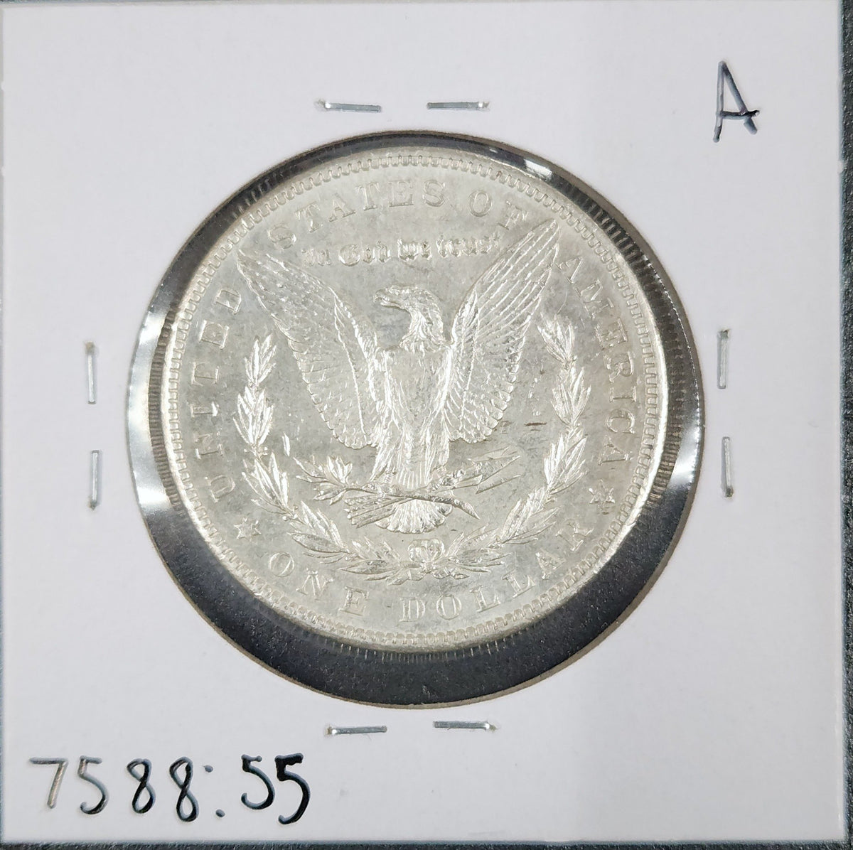 1900 Morgan Dollar AU55 7588.55-A — Reverse