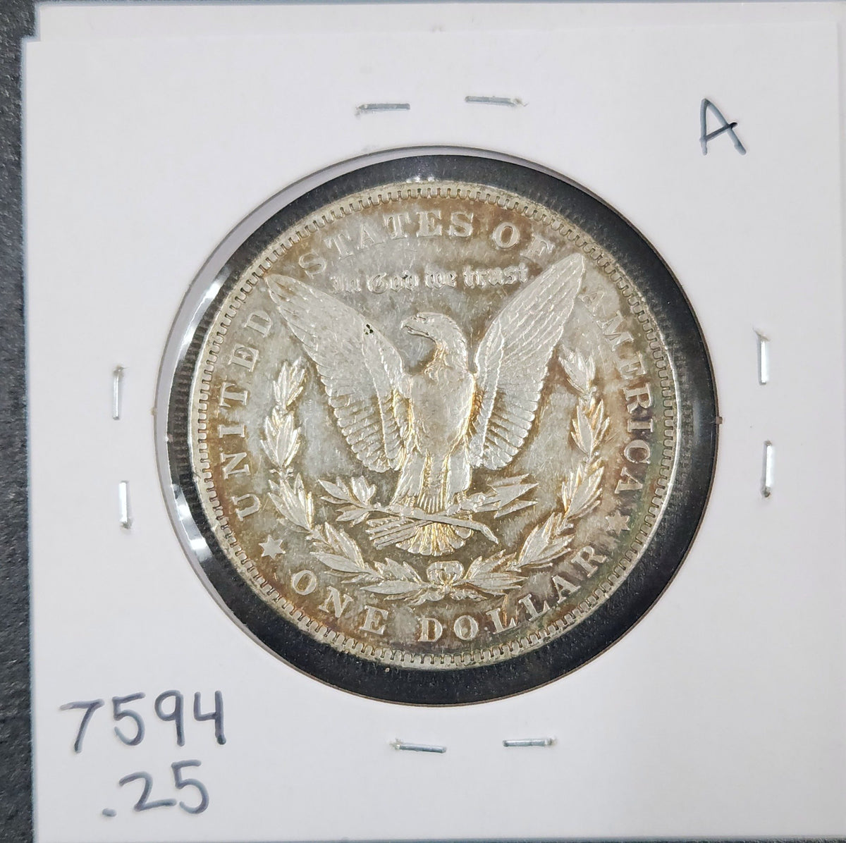 1902 Morgan Dollar VF25 7594.25-A — Reverse