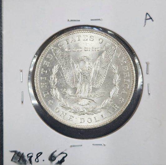 1887 Morgan Dollar MS-63 7498.63-A — Reverse