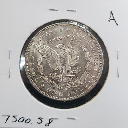1888 Morgan Dollar AU58 7500.58-A — Reverse