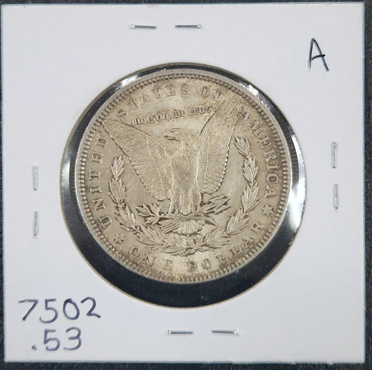 1889 Morgan Dollar AU53 7502.53-A — Reverse