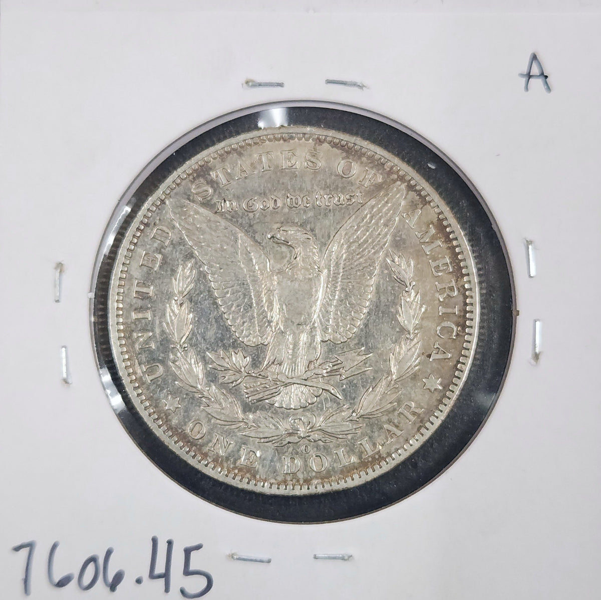 1892-O Morgan Dollar XF-45 7606.45-A — Reverse
