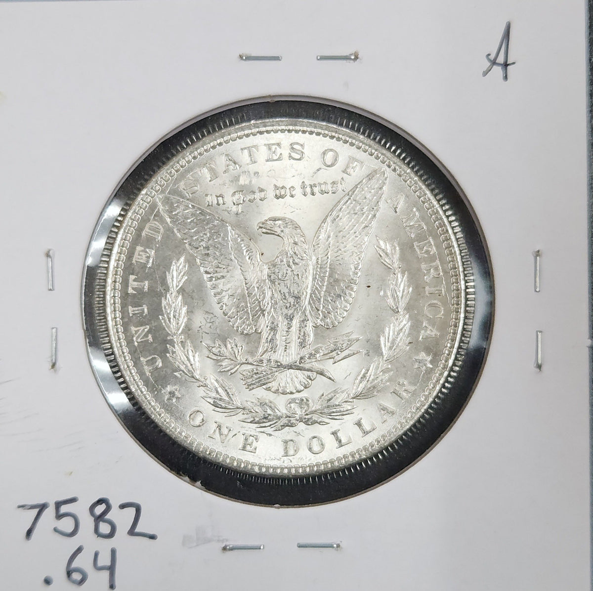 1897 Morgan Dollar MS64 7582.64-A — Reverse