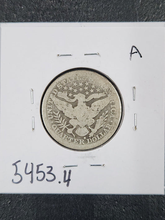1911-S Barber Quarter G-4 5453.4-A — Reverse