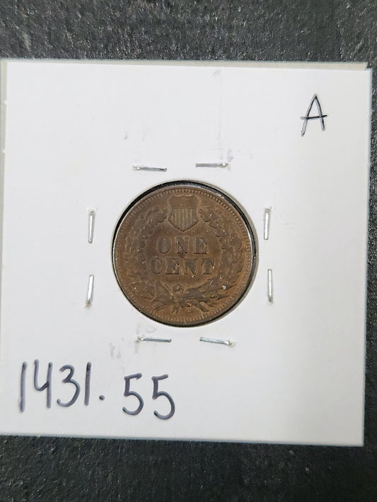 1903 Indian Head Cent AU-55 1431.55-A — Reverse