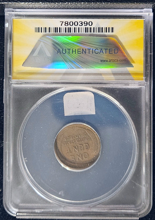 1914-D Lincoln Wheat Cent 1C ANACS VG-10 Details (Scratched) 1826.DA10-7800390 — Reverse