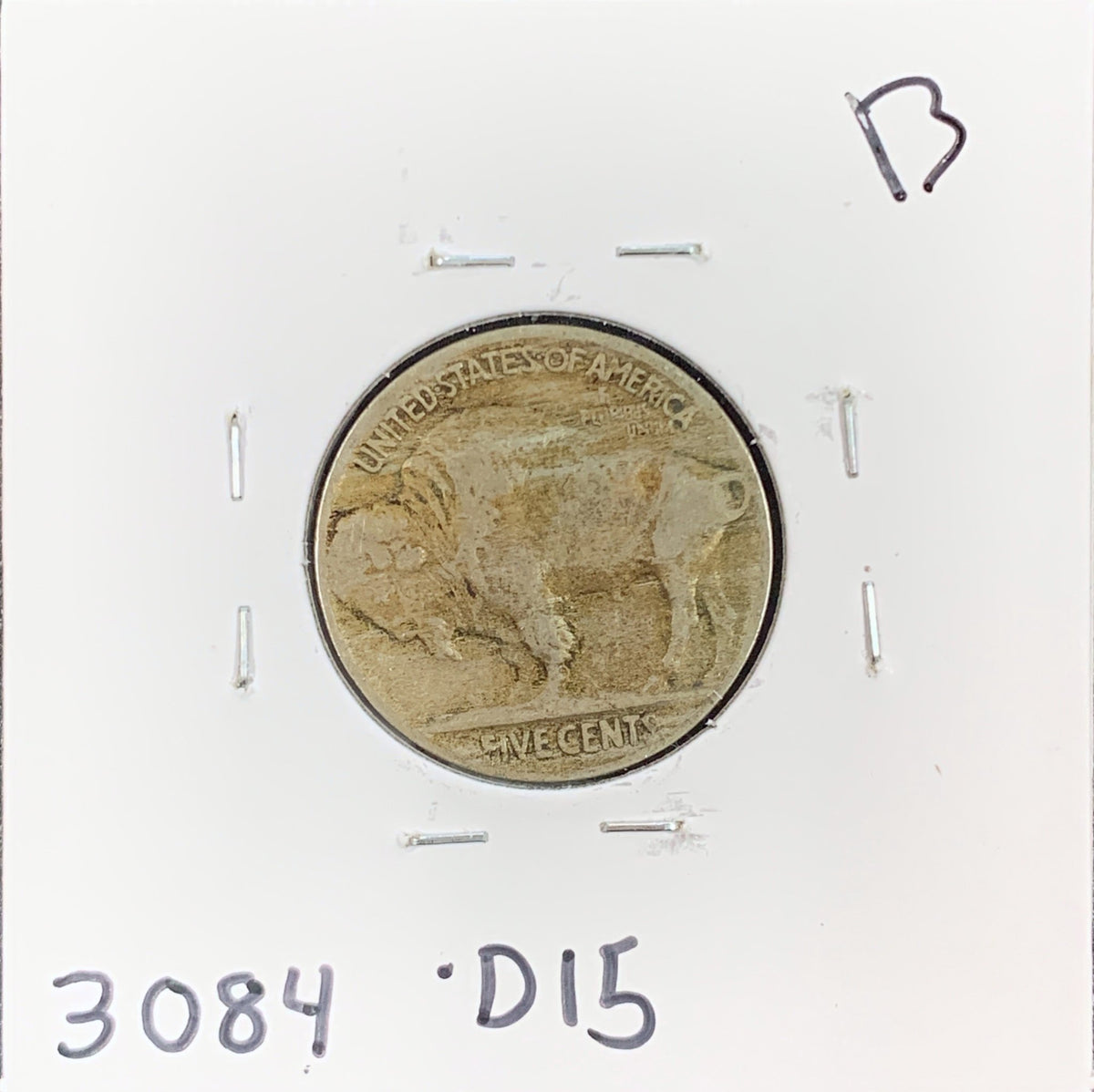 1919 Buffalo Nickel Fine 3084.D15-B — Reverse
