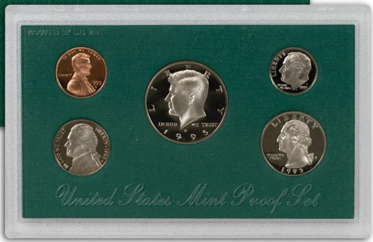 1995-S Clad Proof Set, 5 Coins 11030.OGP — Reverse