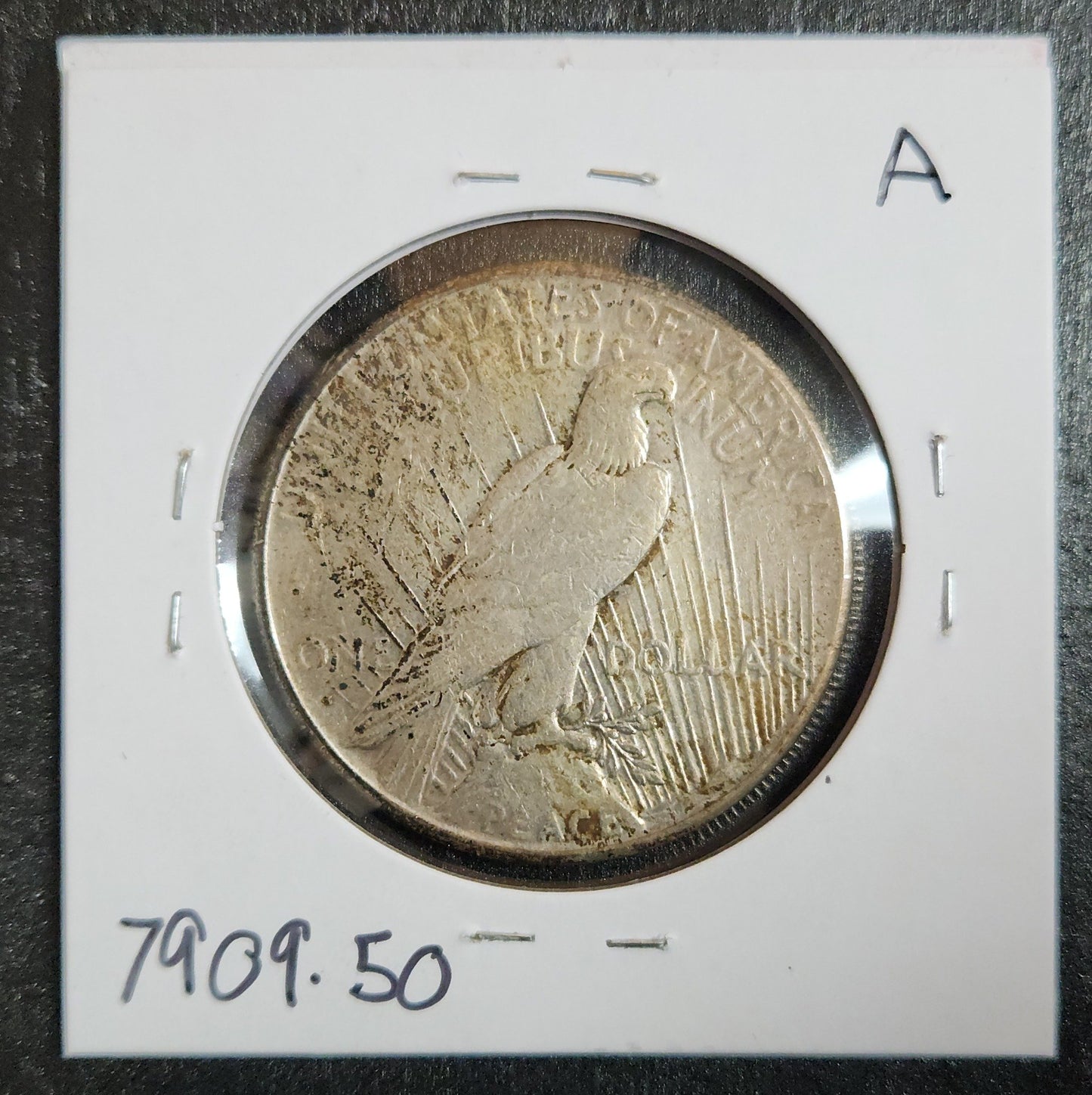 1928-S Peace Dollar AU-50 7909.50 — Reverse