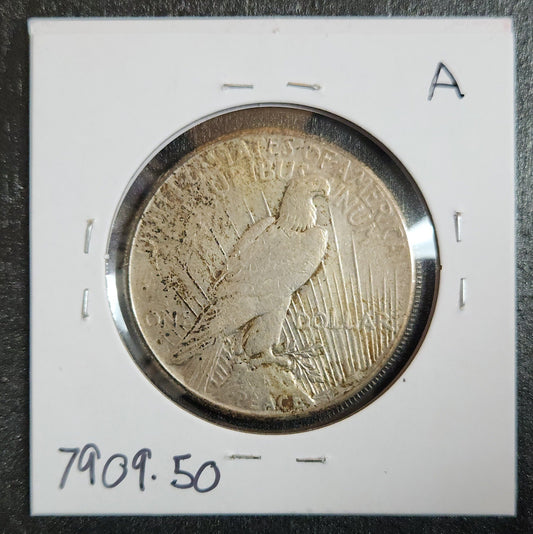 1928-S Peace Dollar AU-50 7909.50 — Reverse