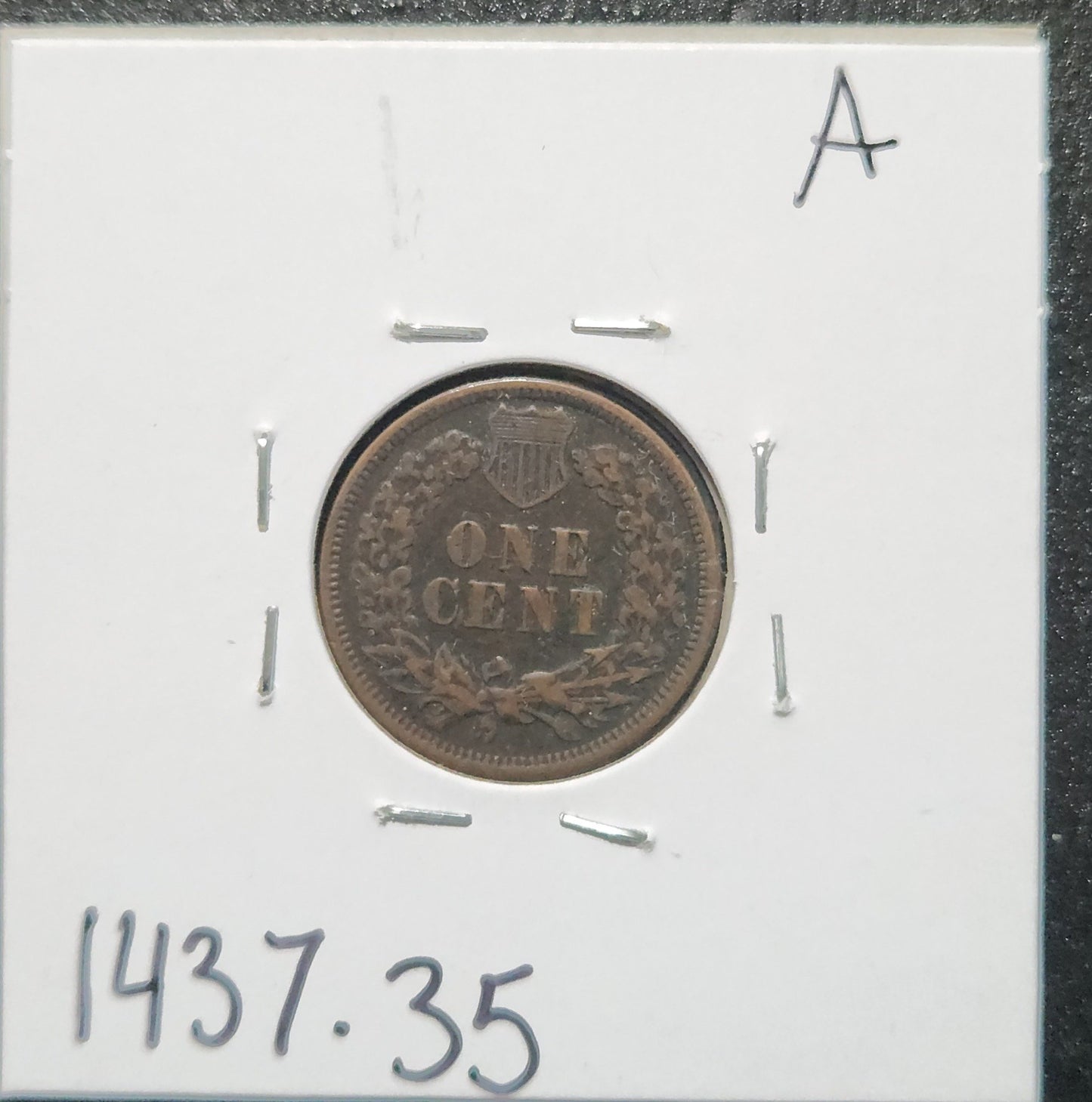 1905 Indian Head Cent VF-35 1437.35 — Reverse