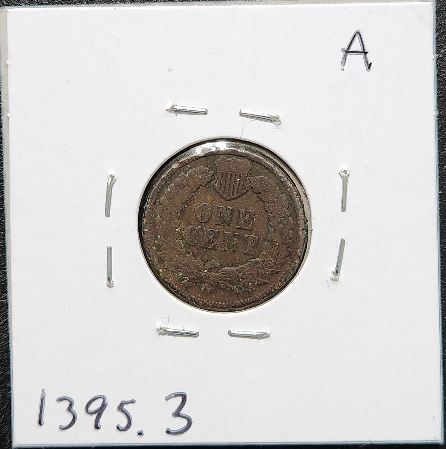 1893 Indian Head Cent AG-3 1395.3 — Reverse