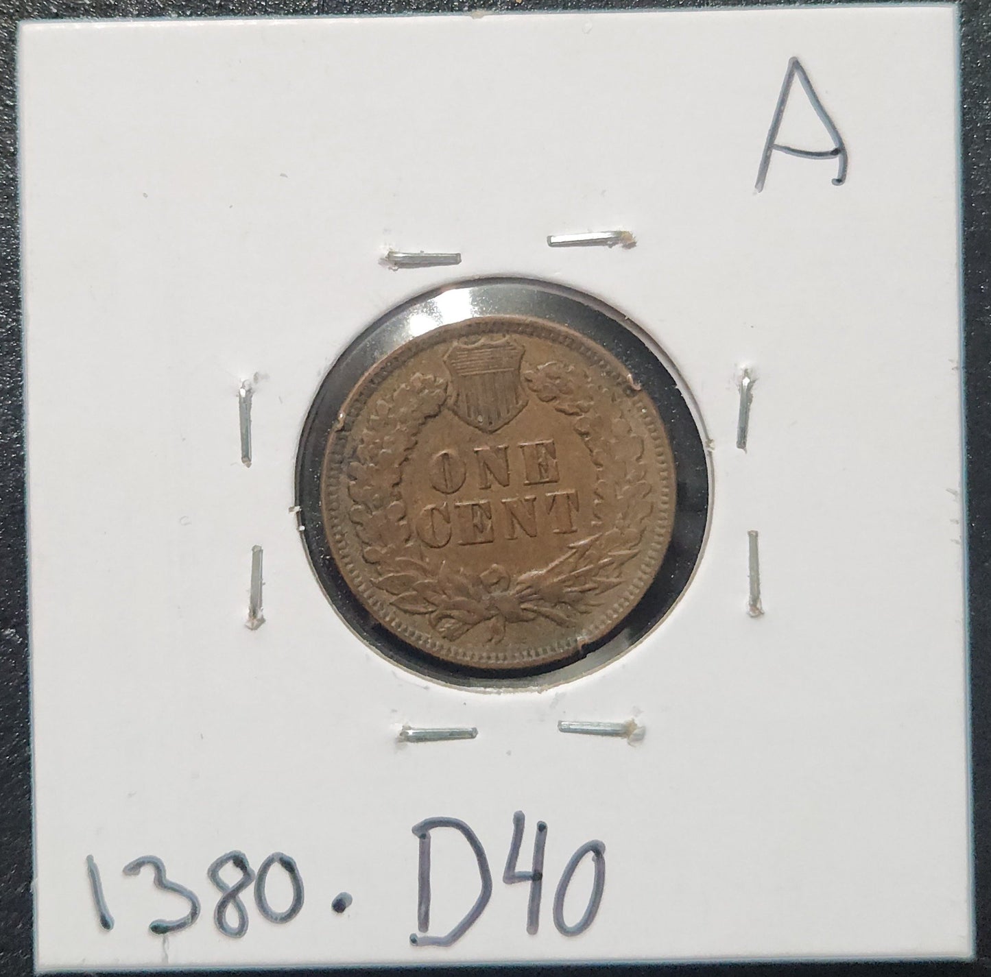 1888 Indian Head Cent XF 1380.D40 — Reverse