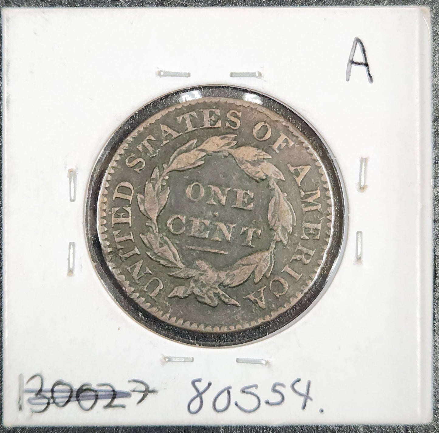 1831 Large Cent Large Leters N-9 R-2 VF-20 80554.20-A — Reverse