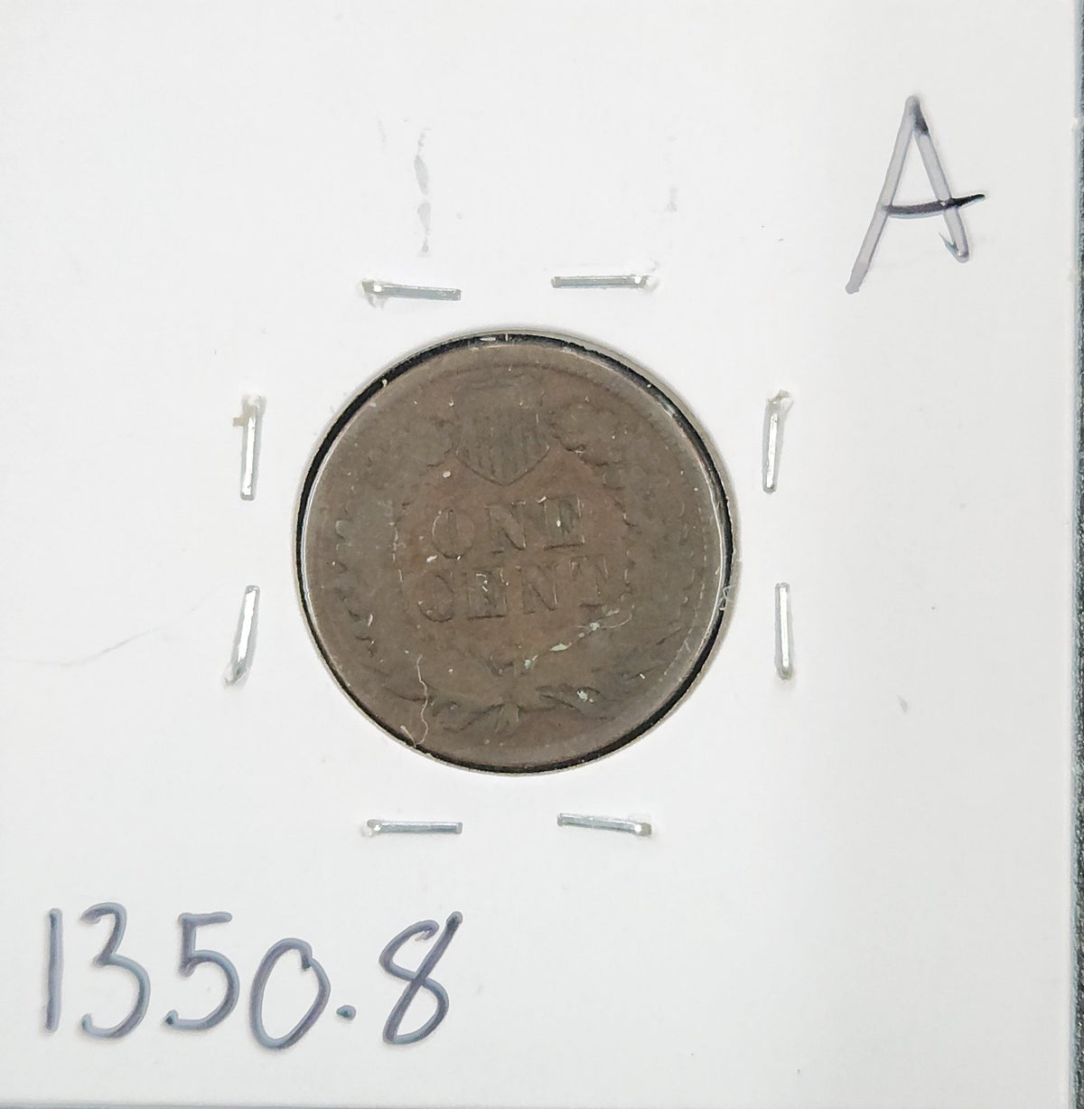 1879 Indian Head Cent VG-8 1350.8-A — Reverse