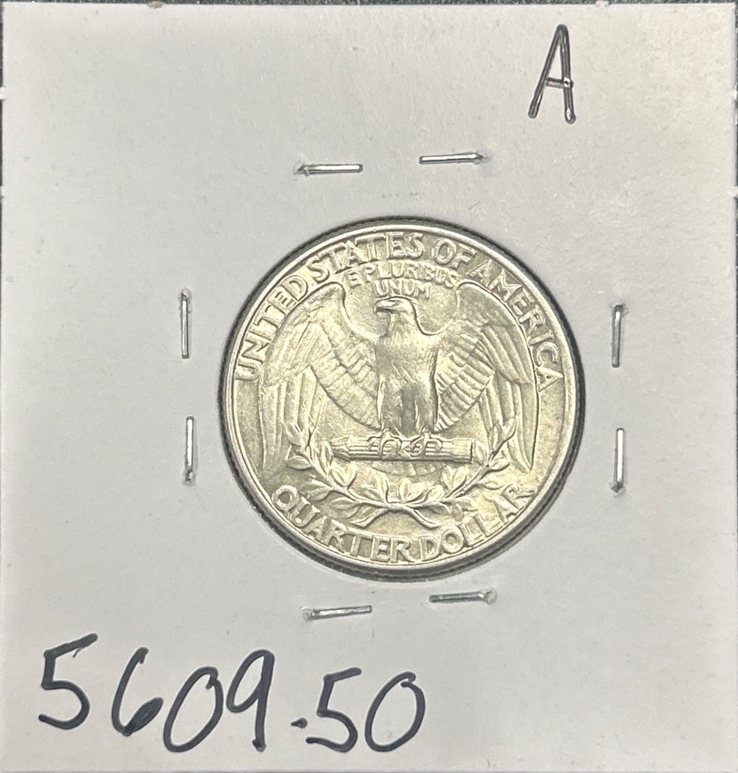 1932 Washington quarter AU-50 5609.50 — Reverse