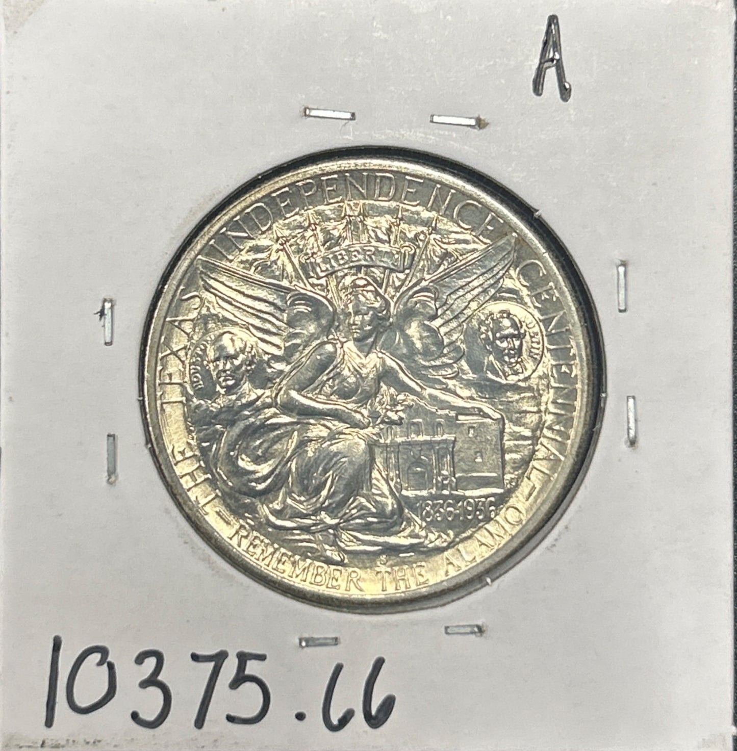 1937 Texas Commemorative MS-66 10375.66 — Reverse