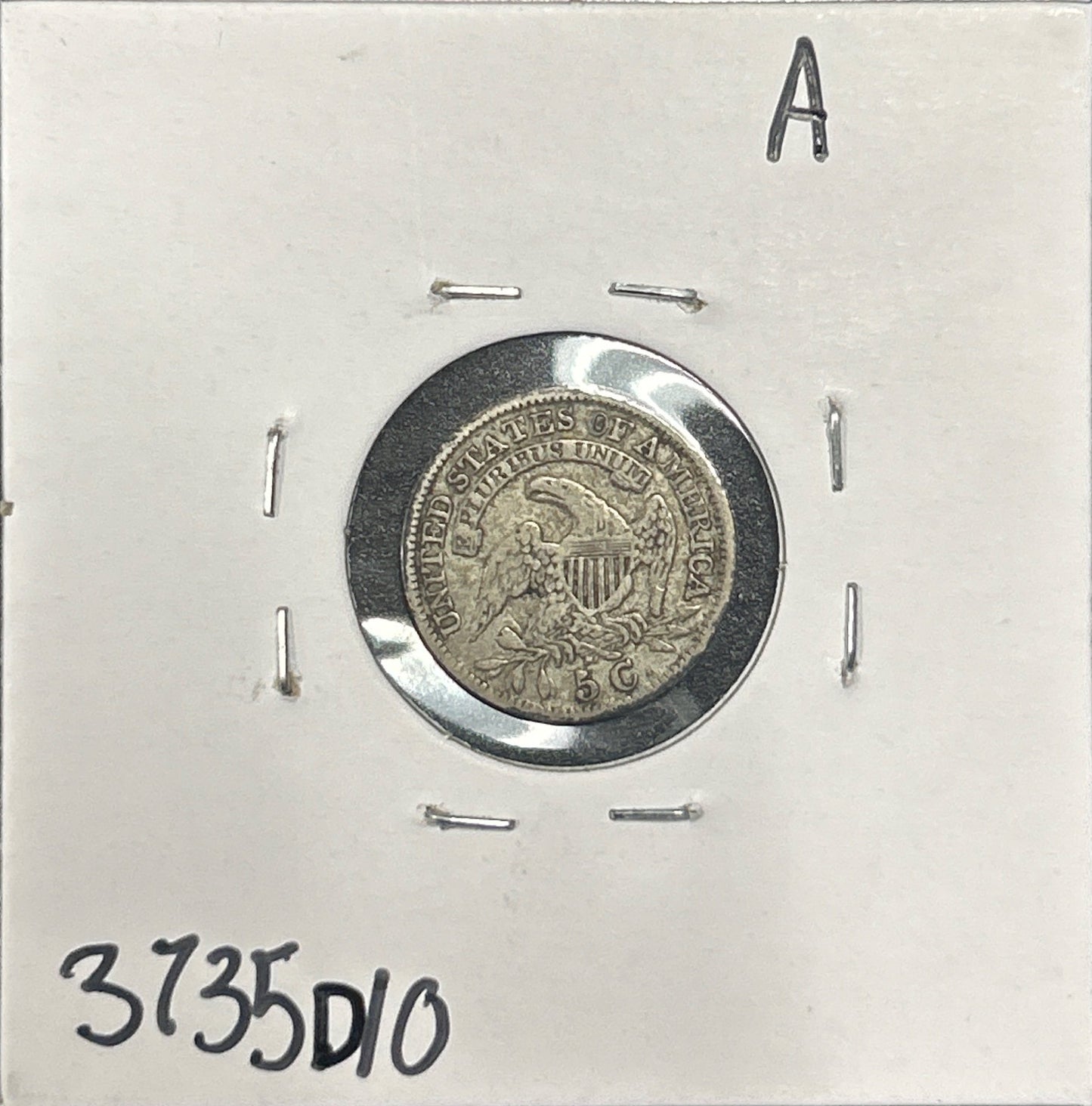 1831 Capped bust half dime DVG-10 3735.D10 — Reverse