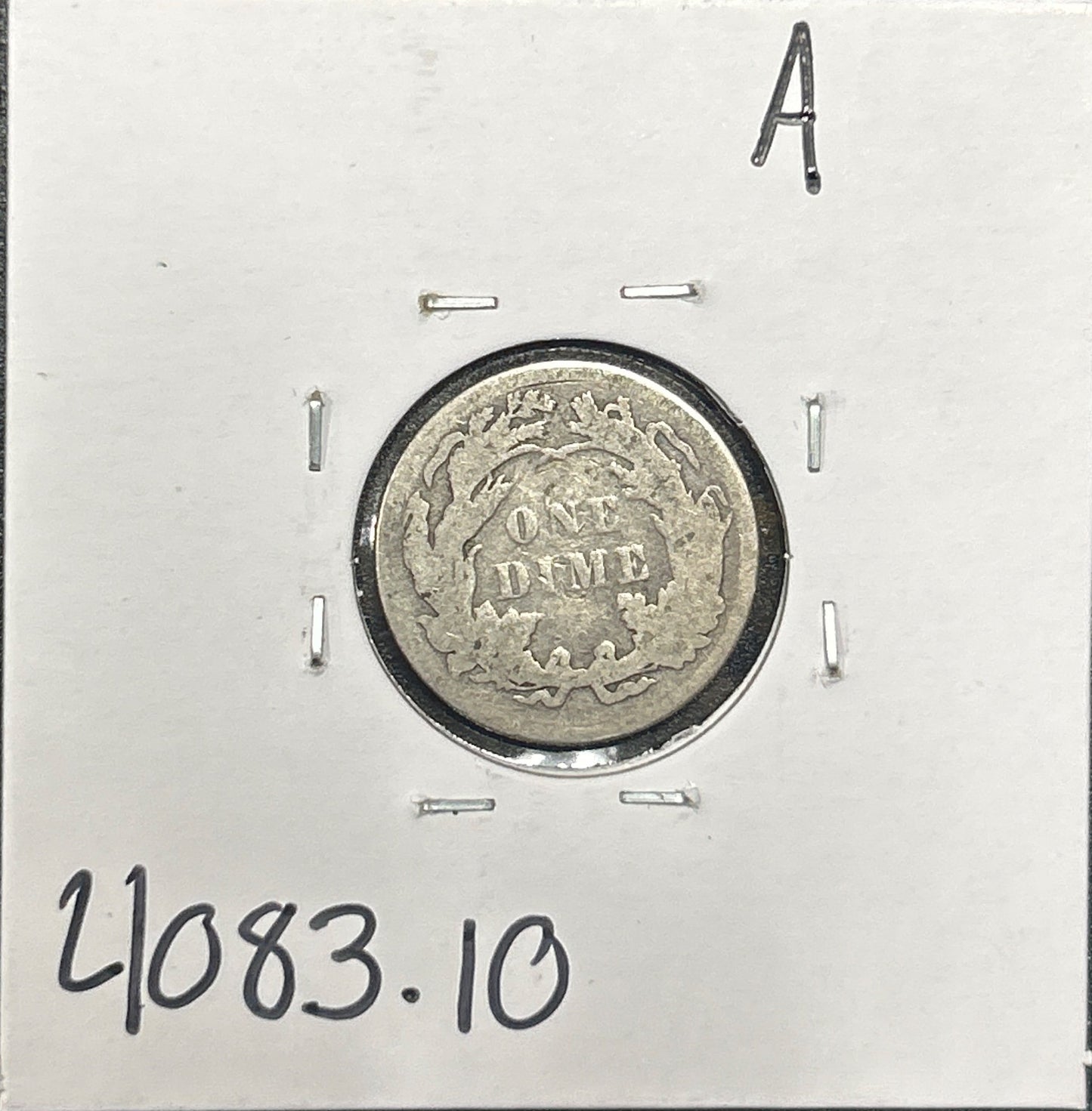 1887 Seated Dime 4083.10-A — Reverse