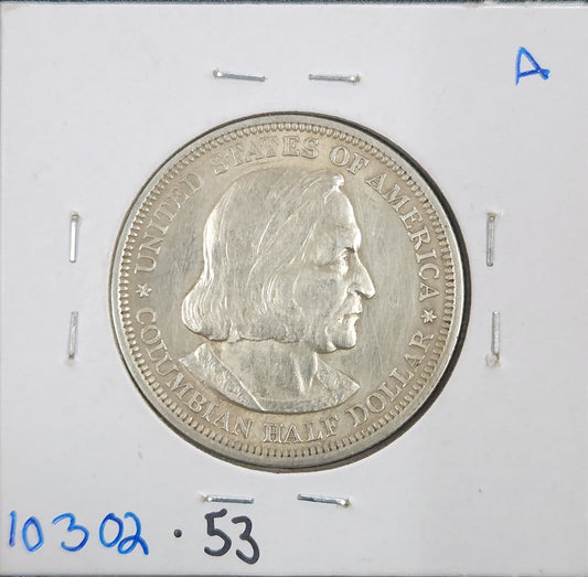 1892 Columbian Expo Classic Commemorative 10302.53-A — Reverse