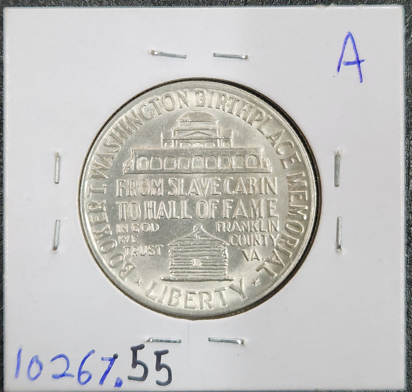 1946 Booker T. Washington 10267.55-A — Reverse