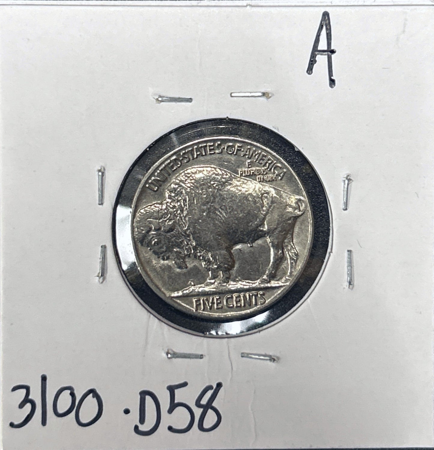1937 Buffalo Nickel 3100.D58-A — Reverse