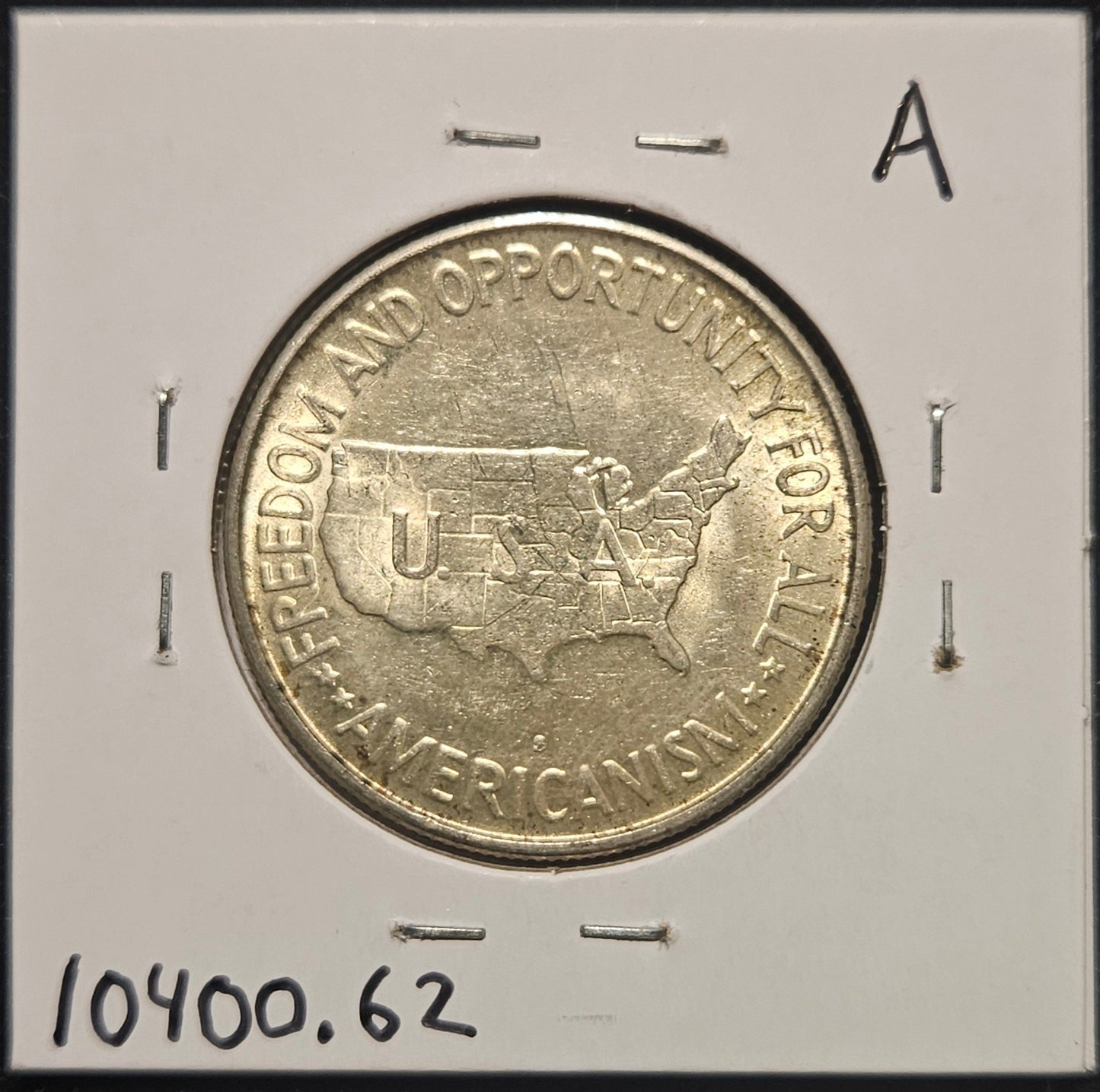 1953-S Washington Carver Commemorative Half Dollar 10040.62-A — Reverse