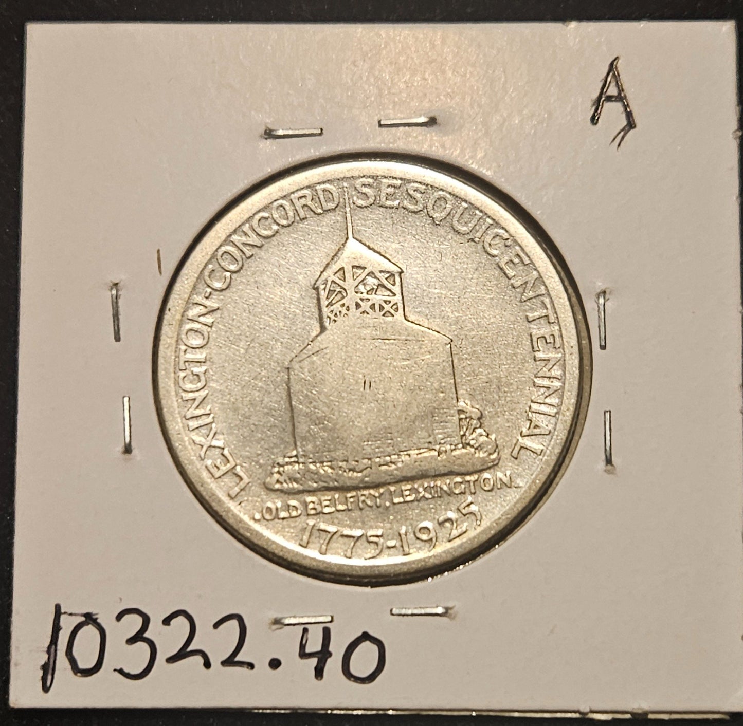1925 Lexington Concord Commemorative Half Dollar XF 10332.40-A — Reverse