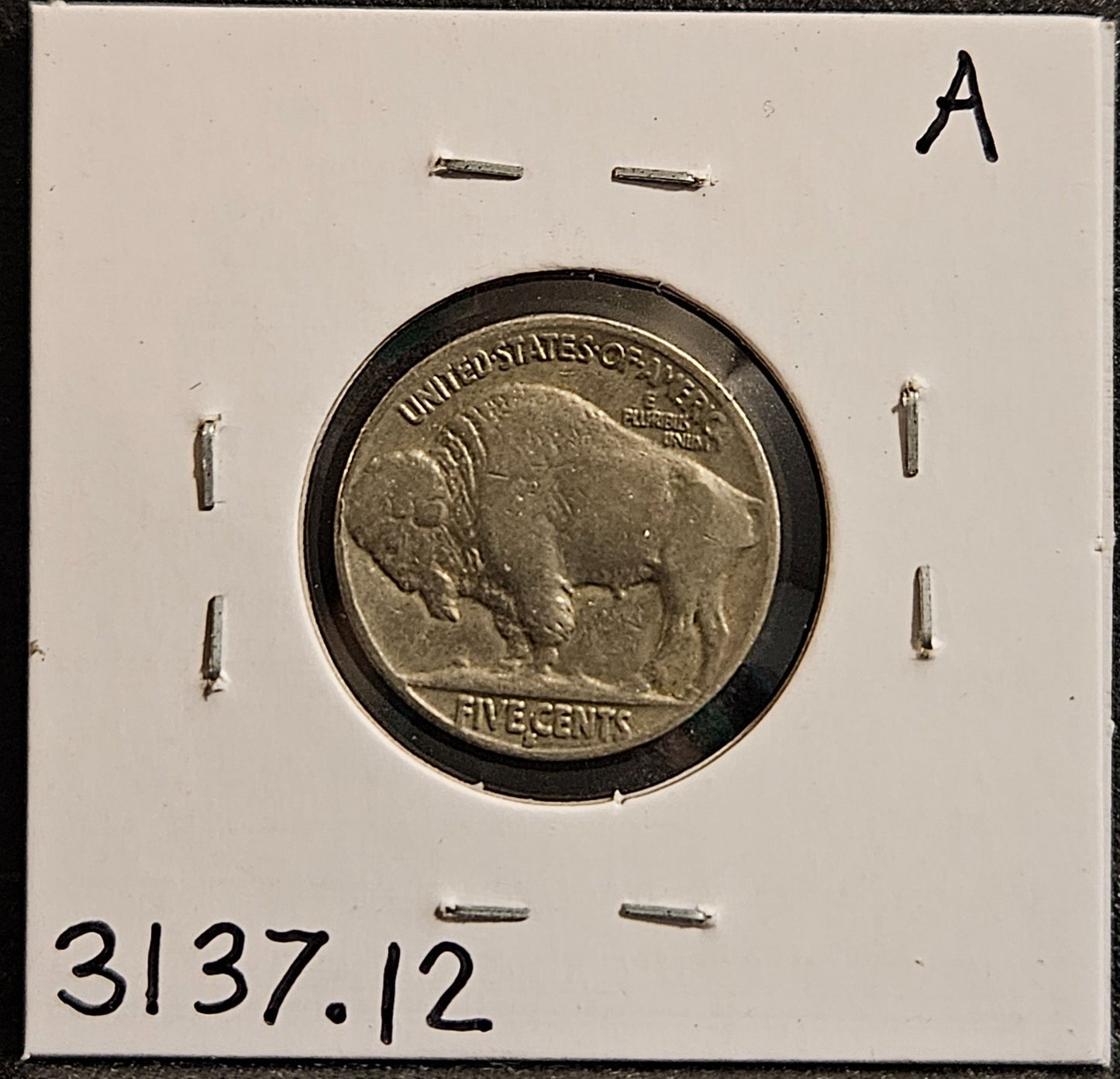 1931-S Buffalo Nickel Fine 12 3137.12-A — Reverse