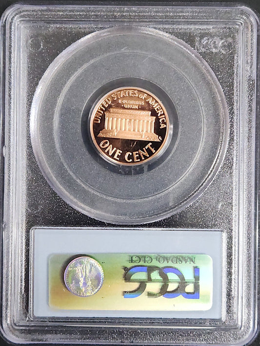 1993-S Lincoln Cent Proof Red DCAM 2662.69-0935126908691617 — Reverse