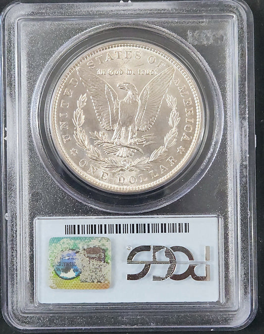 1886 Morgan Dollar MS65 PCGS 7496.65-0071666505660994 — Reverse