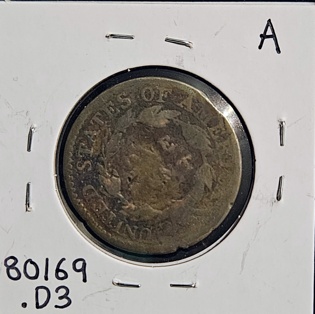 1818 N1 Large Cent Rarity-2 80169.D3-A — Reverse