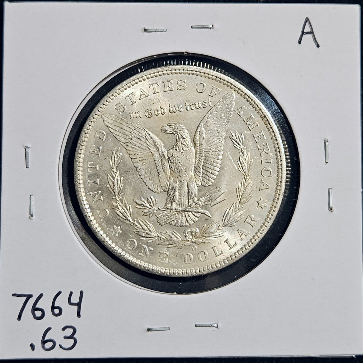 1904-O Morgan Silver Dollar MS63 7664.63-A — Reverse