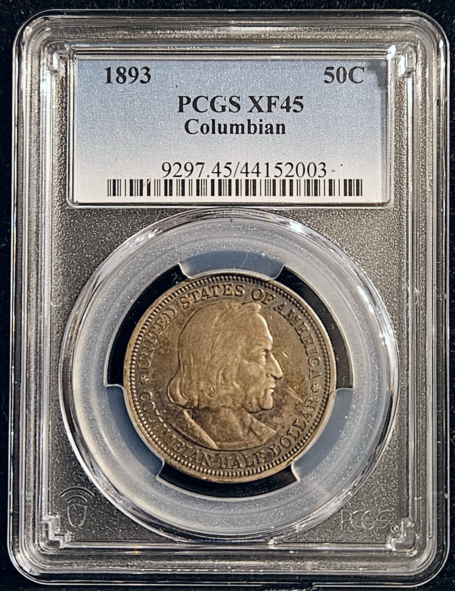 1893 Columbian Exposition Commemorative Half Dollar PCGS XF45 – JP