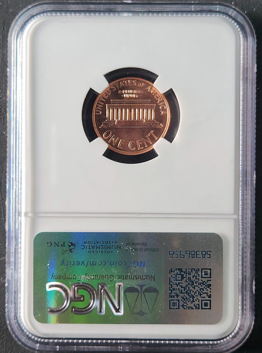 2000 Lincoln Cent Cheerios Promotion MS66 RD NGC 70092.66-81955666006572850038 70092.66-81955666008155351010 — Reverse