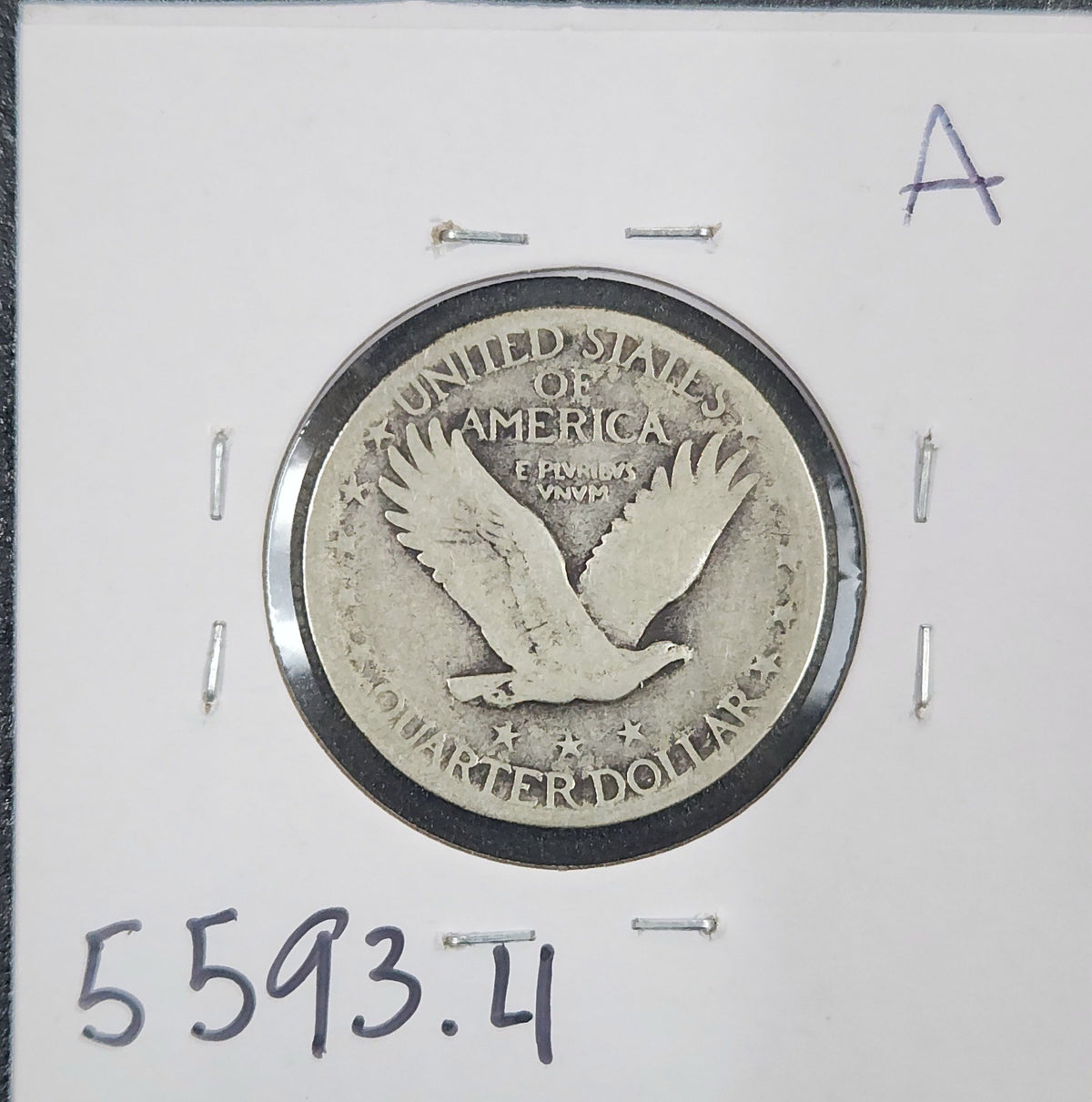 1926-S Standing Liberty Quarter G-4 5593.4-A — Reverse