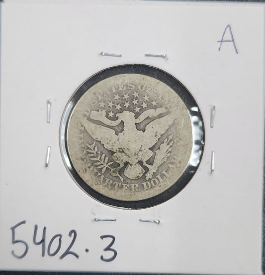 1906 Barber Quarter AG-3 5402.3-A — Reverse
