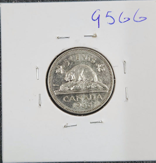 1963 Canada 5 Cent 95GG — Reverse