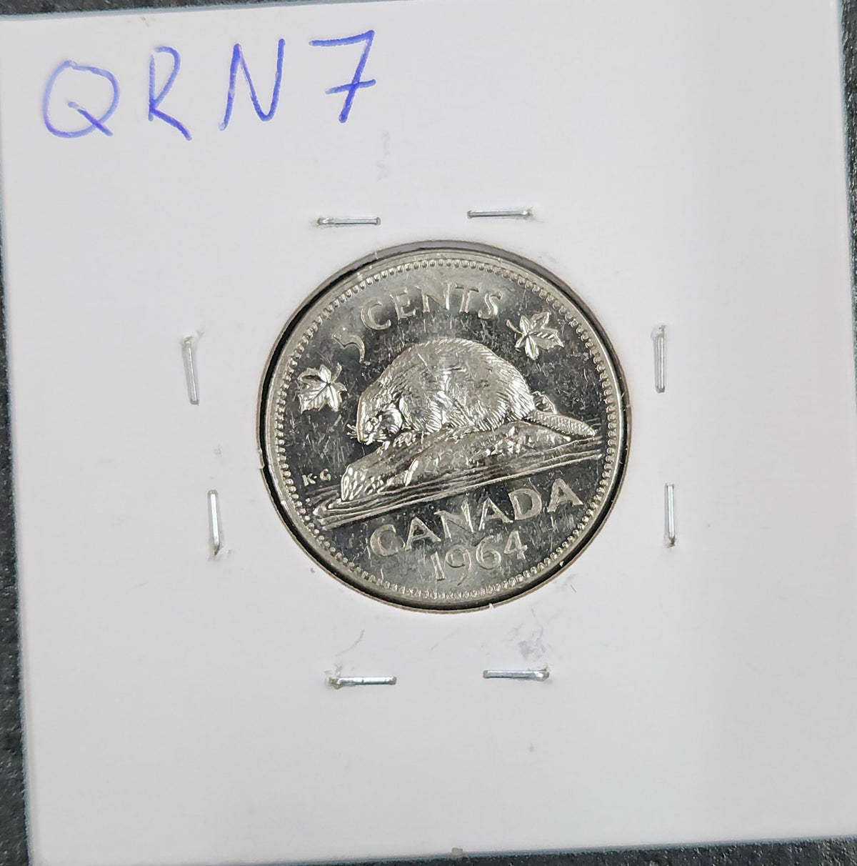 1964 Canada 5 Cent QRN7 — Reverse