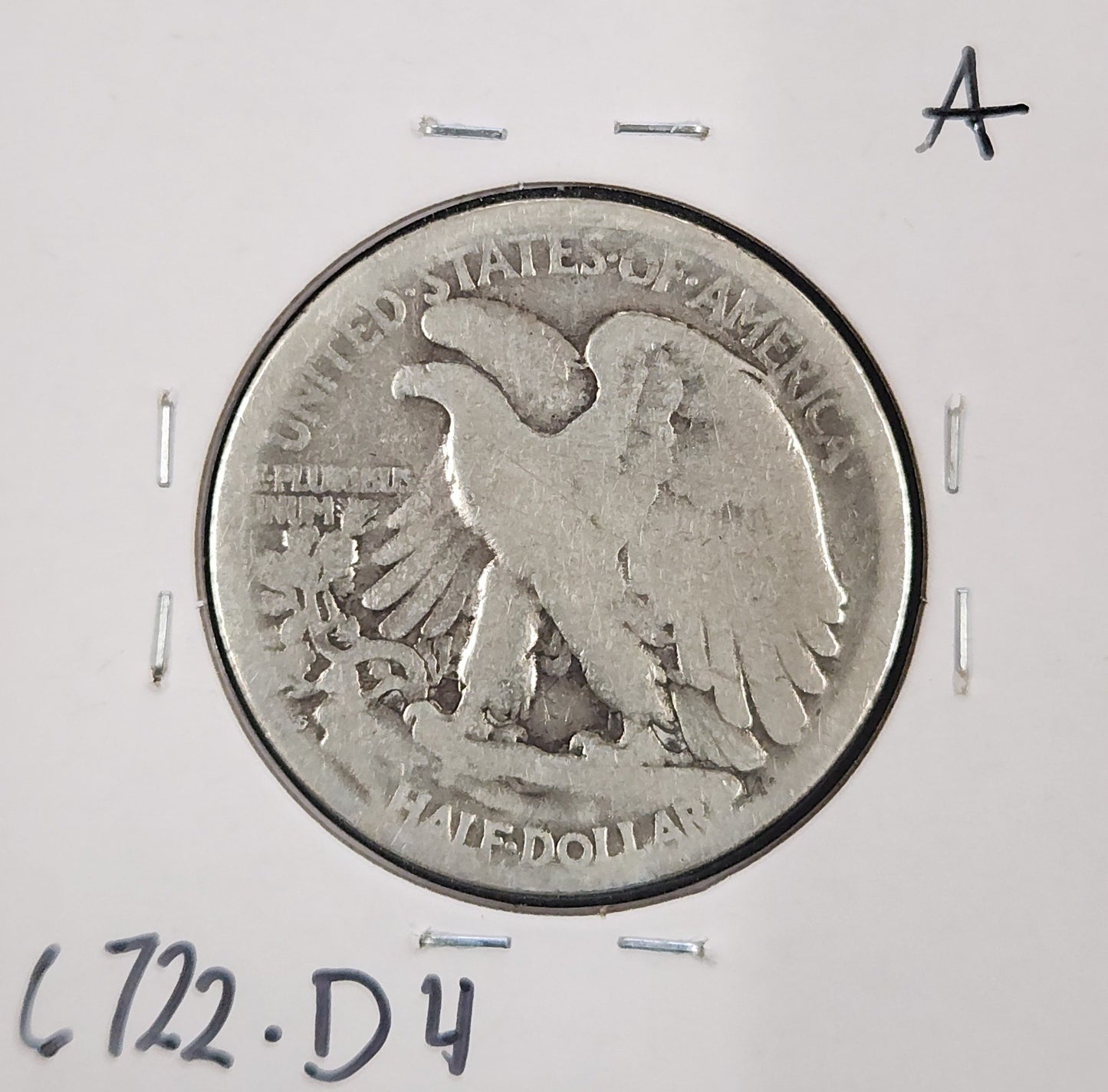 1920-S Walking Liberty Half G — Reverse