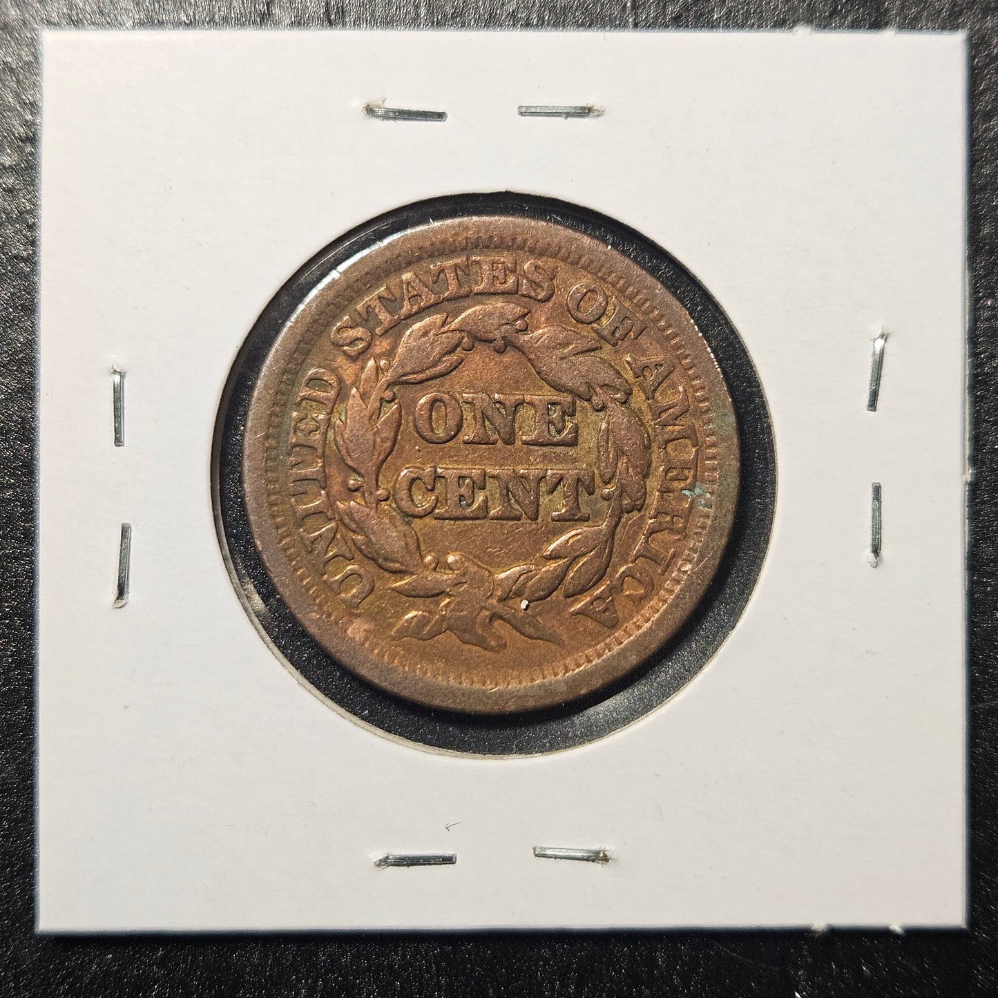 1849 Braided Hair Large Cent Fine Details A6TF