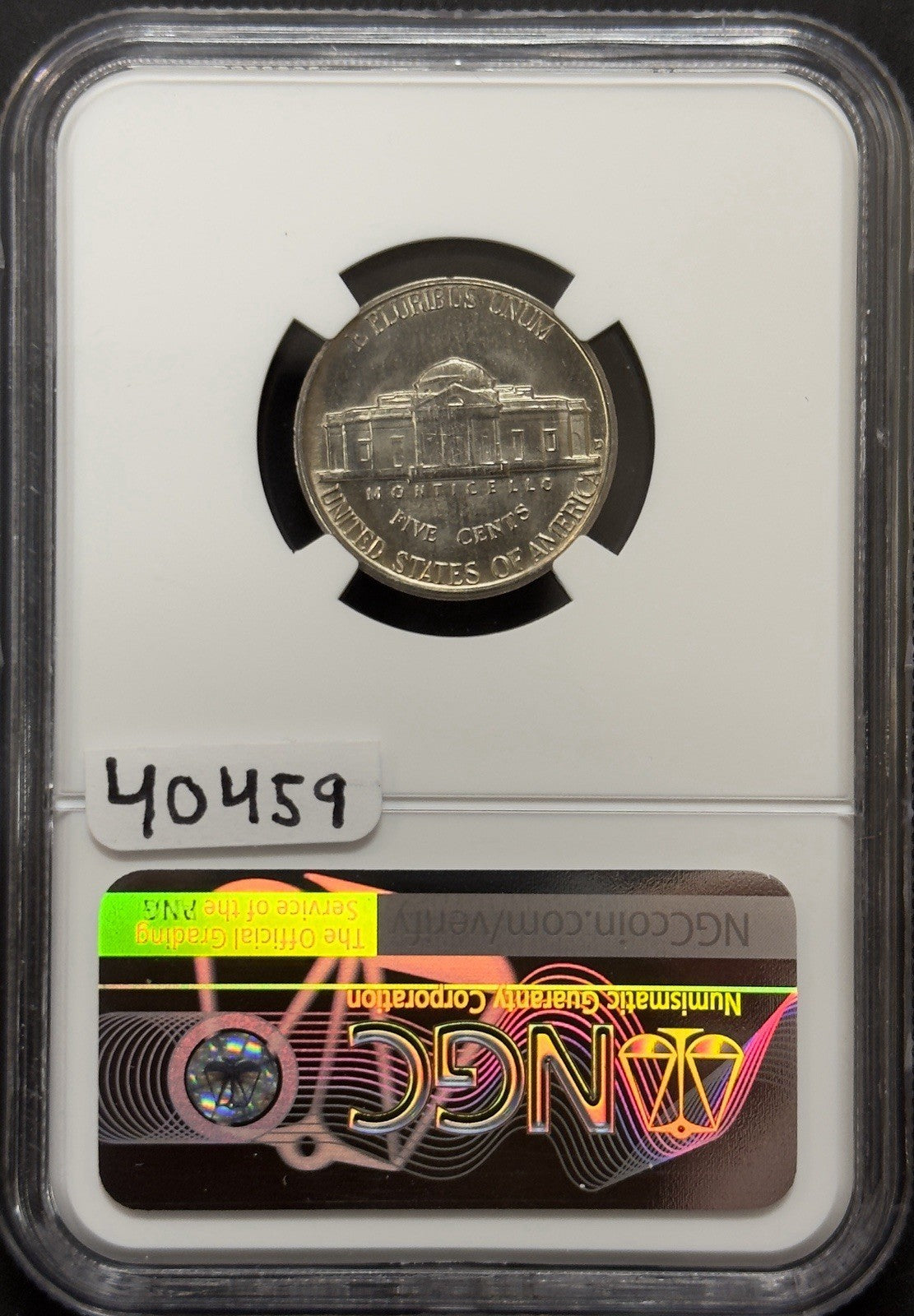 1956 D Jefferson Nickel - NGC MS65 ( 40459 )