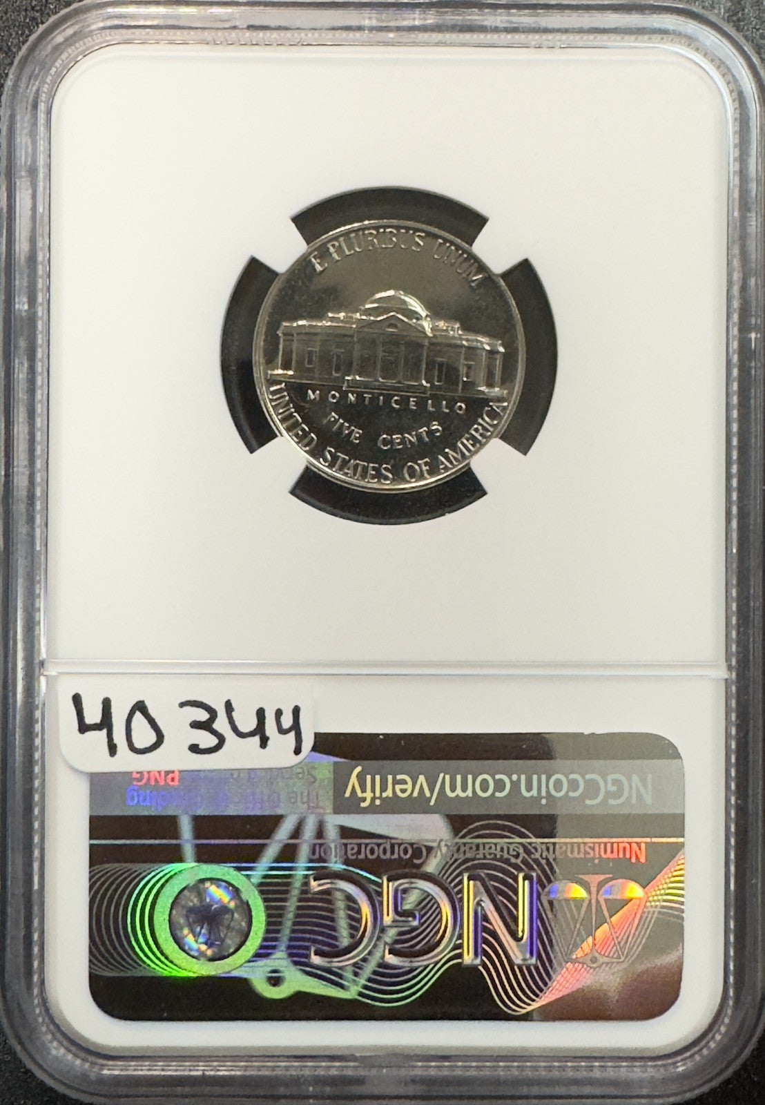 1960 Jefferson Nickel - NGC PF68 ( 40344 )