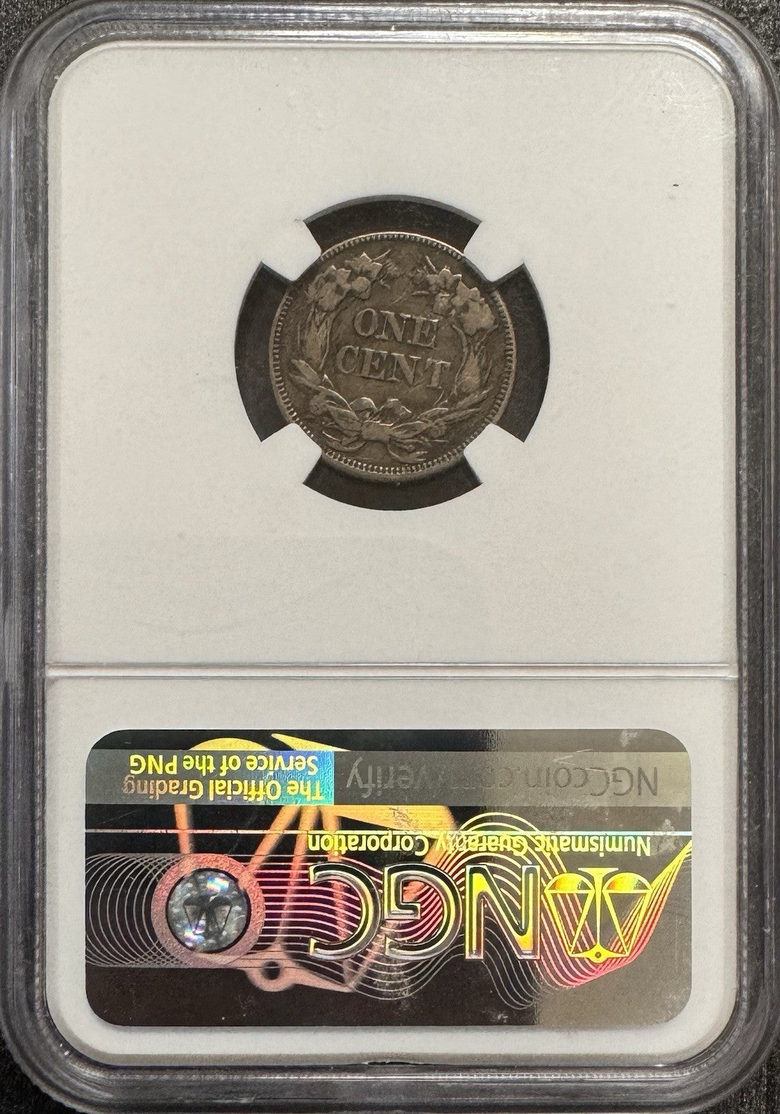 1857 Flying Eagle Cent - NGC VF 35 ( 40436 )