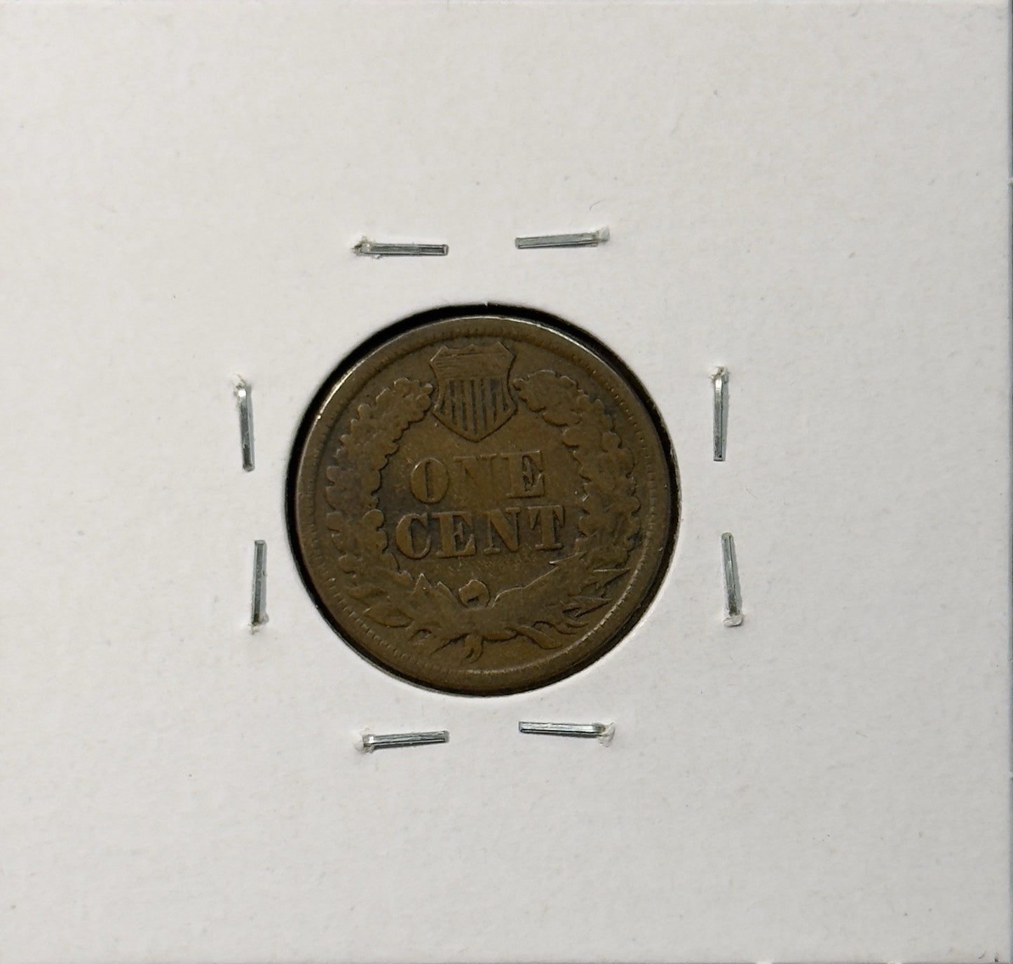 1865 Indian Head Cent Fancy 5 - Very Good ( 40449 )