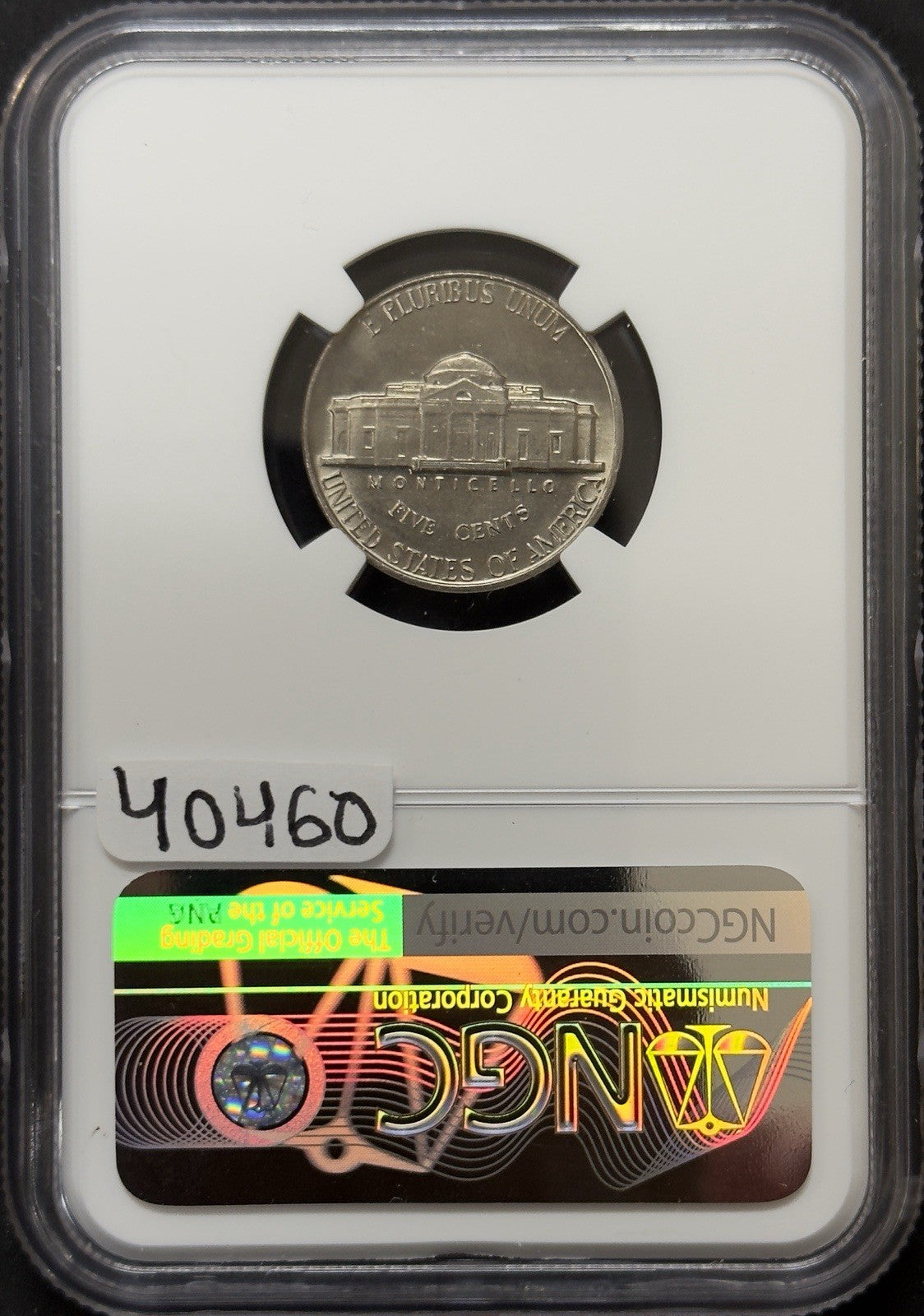 1962 Jefferson Nickel - NGC MS65 FS ( 40460 )