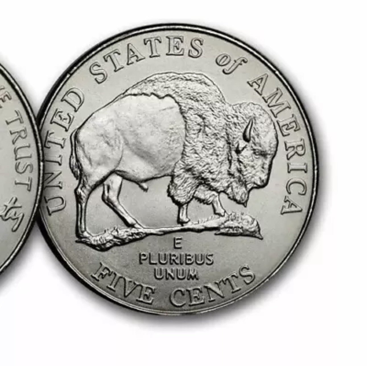 Buffalo Nickel Roll 2005 Uncirculated Philadelphia Mint Lot Of 40 5c Coins Roll