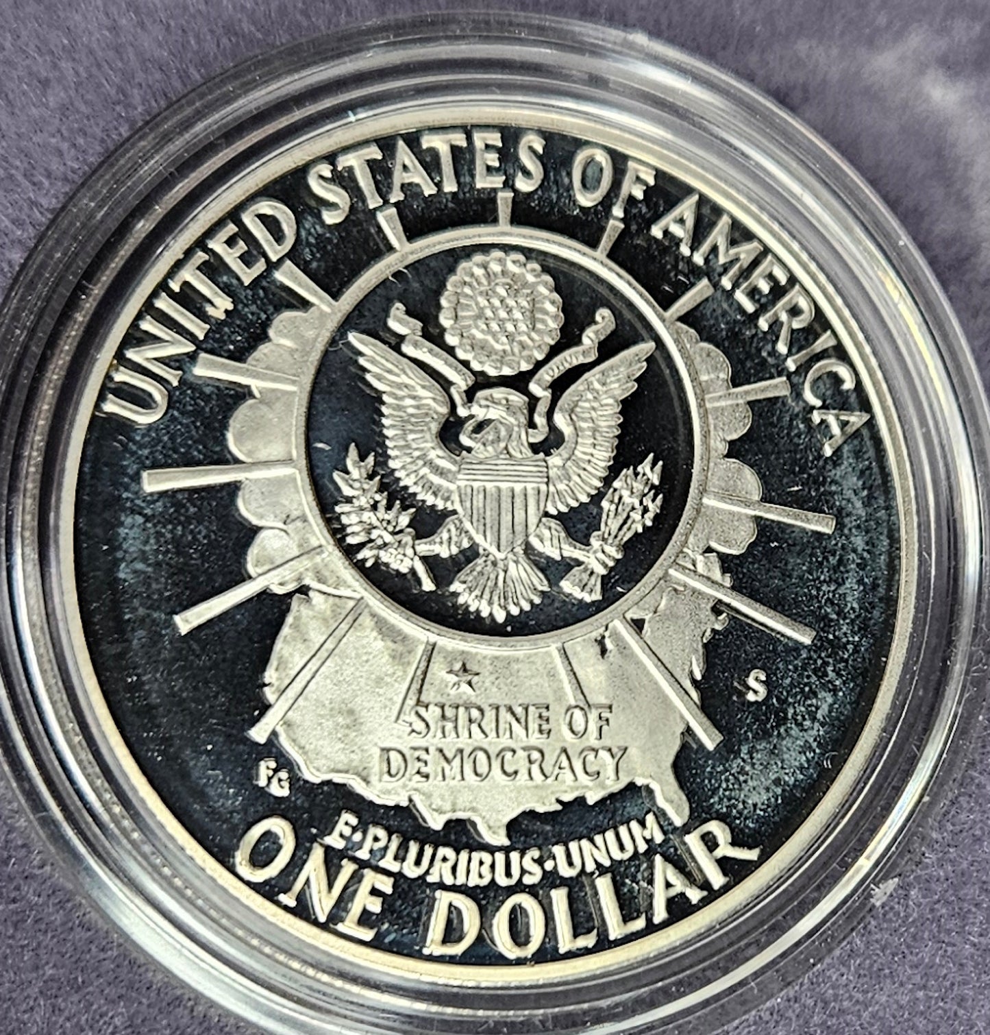 1991-S Mount Rushmore Commemorative Silver Dollar  Proof